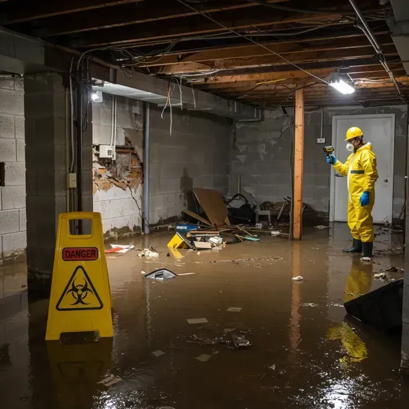 Flooded Basement Electrical Hazard in Ramos, PR Property